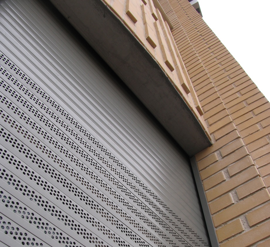 SeceuroShield Lintel Shutter with punched slats